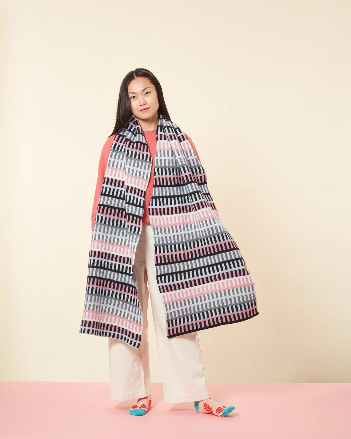 Shiel Scarf - Tea Rose