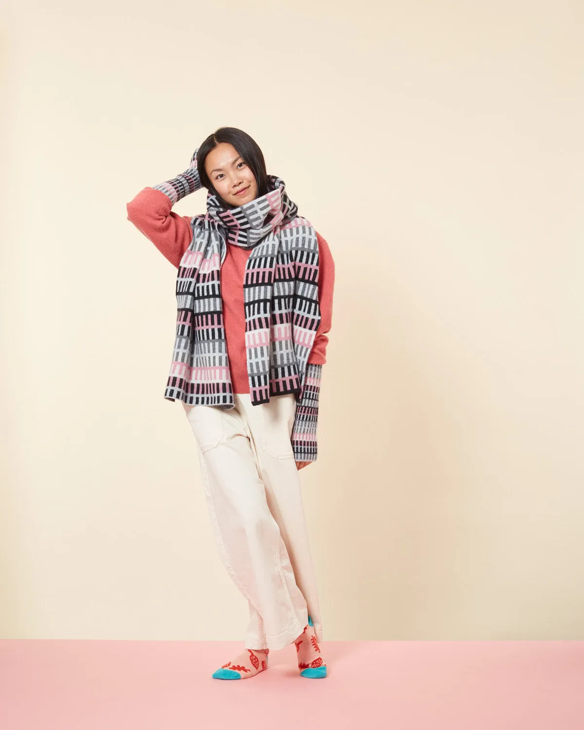 Shiel Scarf - Tea Rose