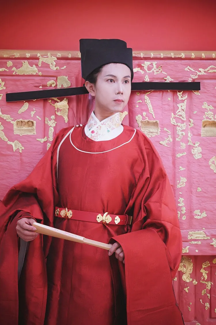 Shuang Kou 双扣 Double Buckle Song Dynasty Unisex Two Panel Belt