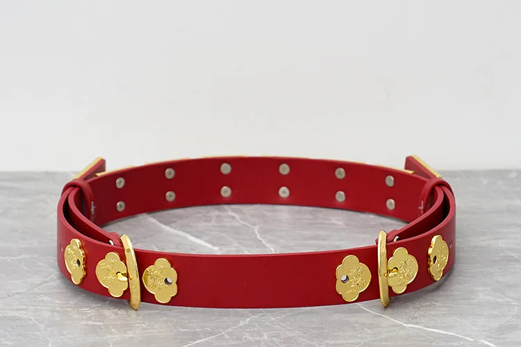 Shuang Kou 双扣 Double Buckle Song Dynasty Unisex Two Panel Belt
