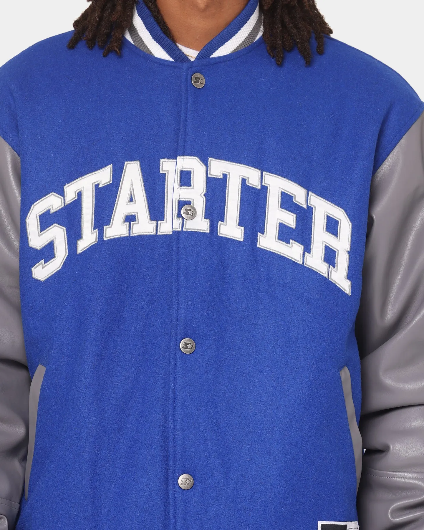 Starter Arch Varsity Jacket Blue