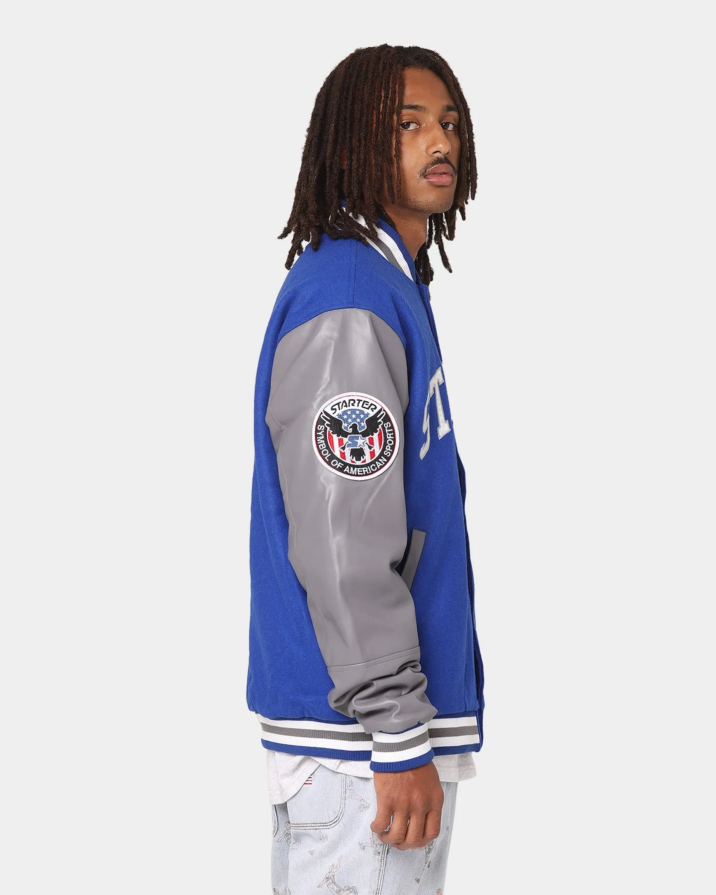 Starter Arch Varsity Jacket Blue
