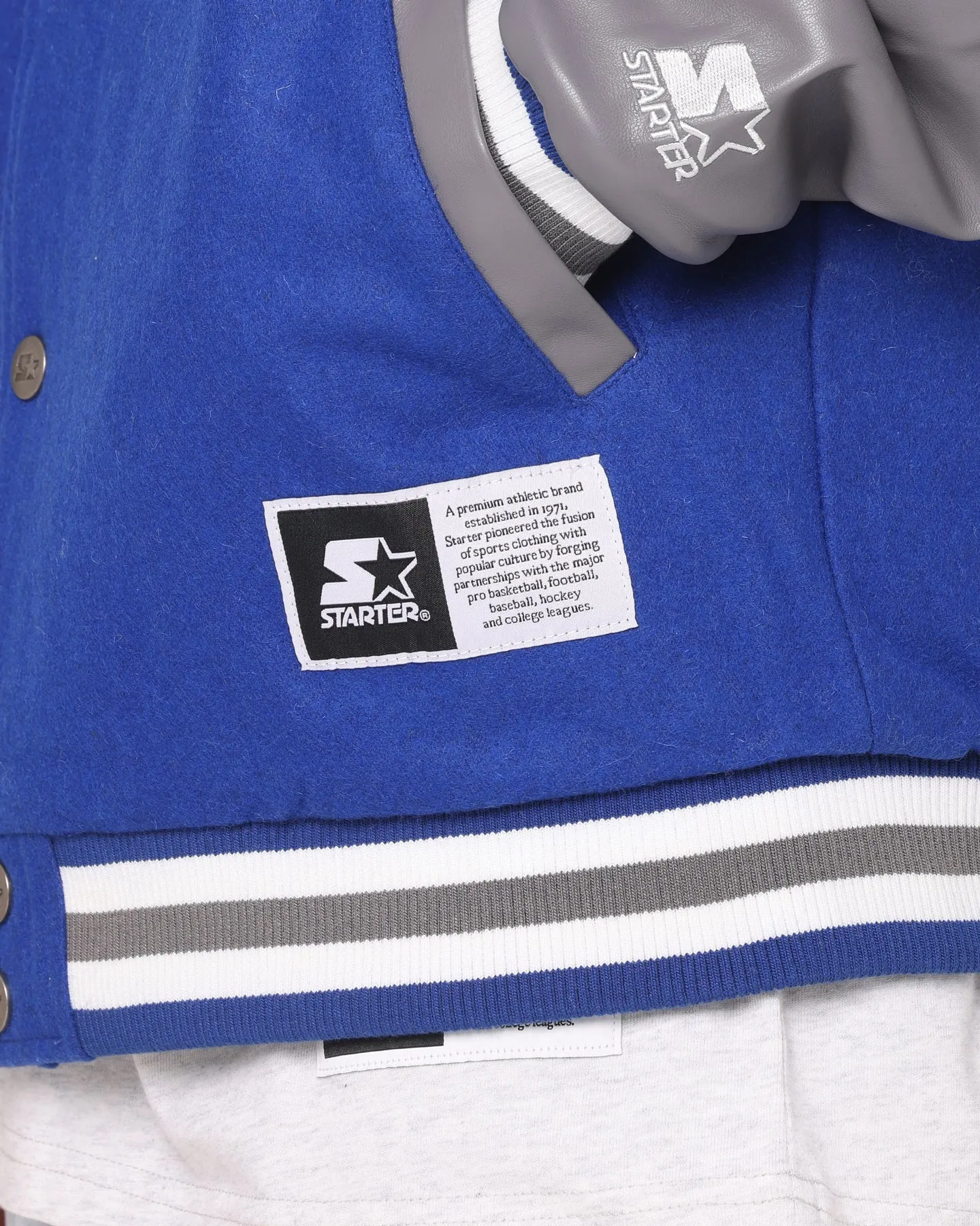 Starter Arch Varsity Jacket Blue