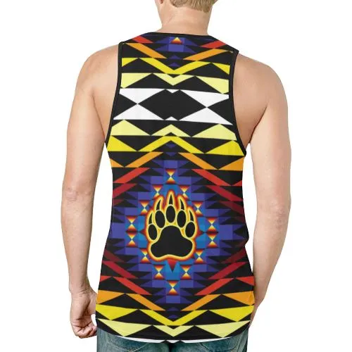 Sunset Bearpaw Blanket Tank Top