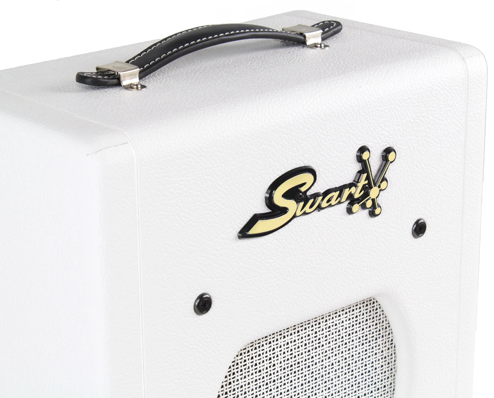 Swart Space Tone Atomic Jr Amp, White