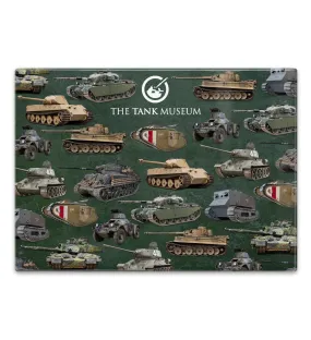 Tank Montage Metal Fridge Magnet