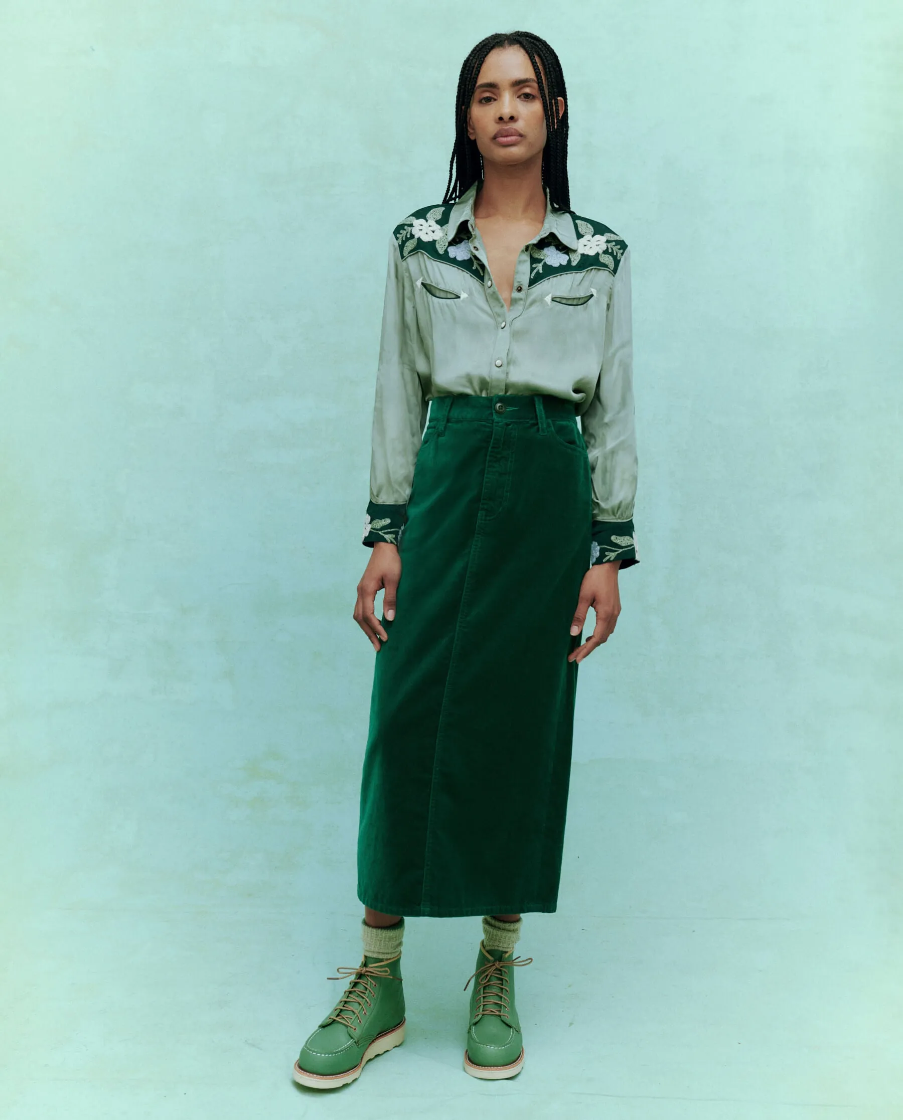The Western Heritage Shirt. -- Dried Sage