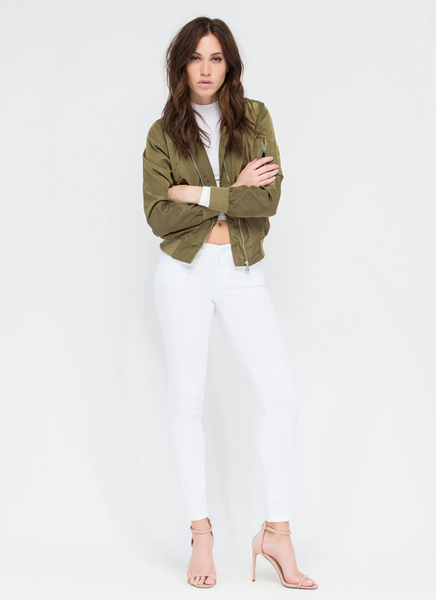 Top It Off Bomber Windbreaker Jacket