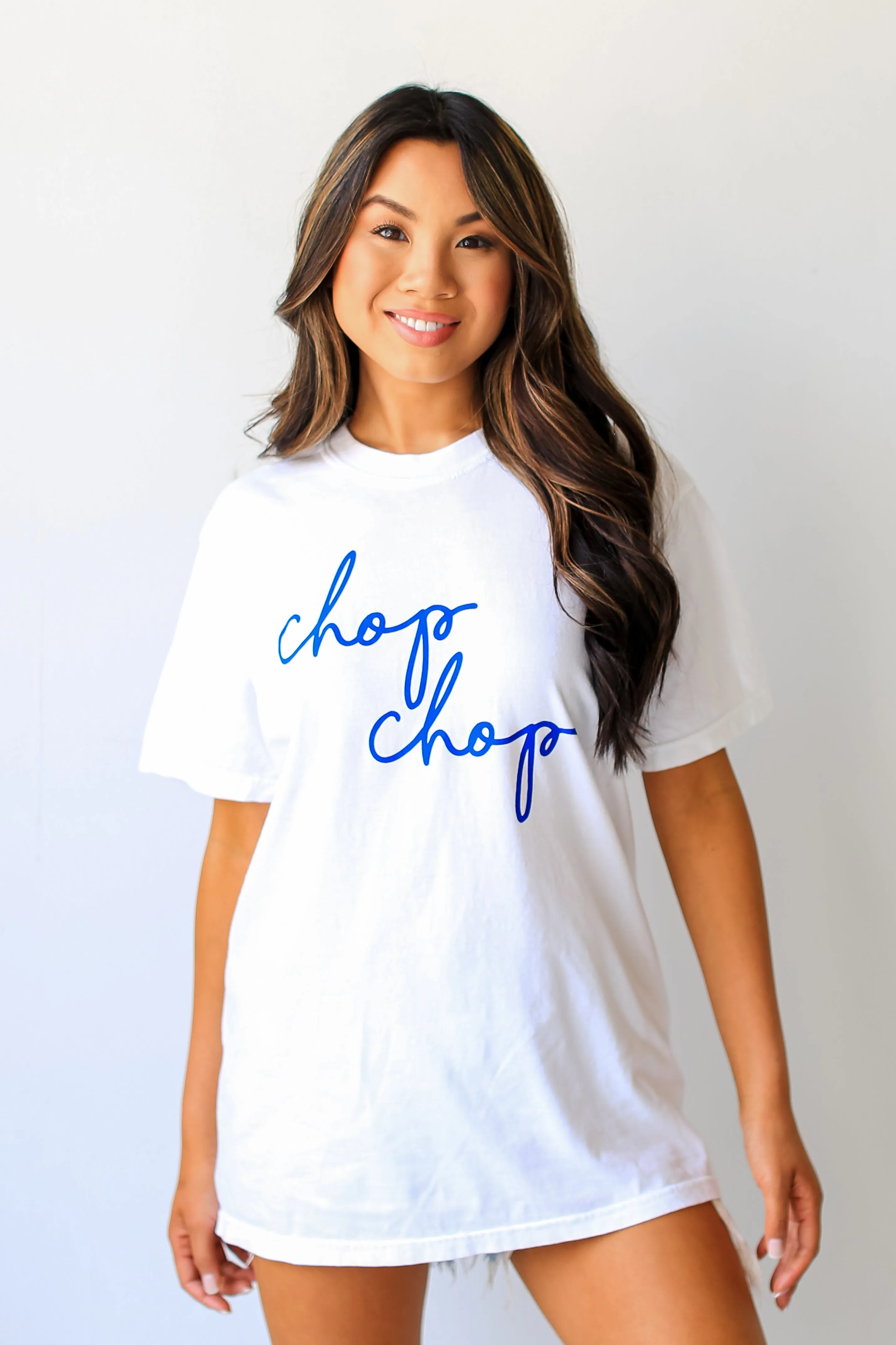 White Chop Chop Tee
