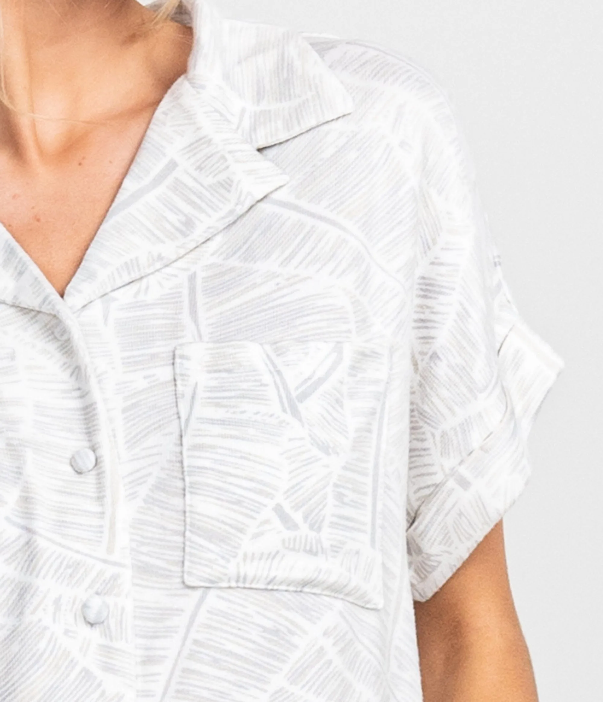 Wildest Dreams Boxy Top - Palm Beach